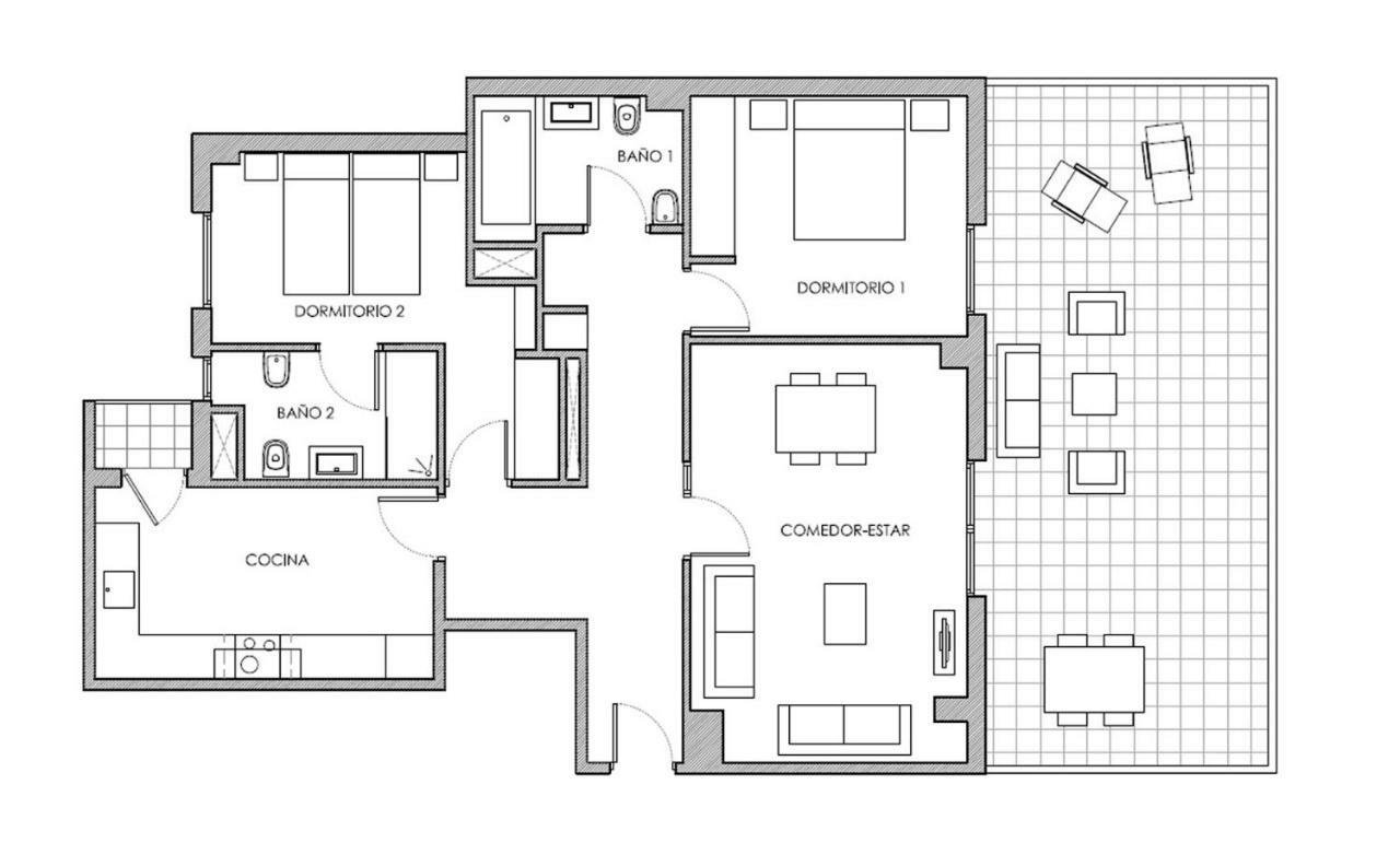 Atico Nuevo Con Terraza Peniscola Apartment Exterior photo